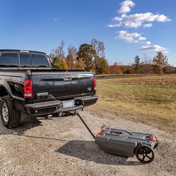 Camco Rhino Portable Waste Tank 28G with front wheel |  خزان مجاري متنقل مع تاير أمامي