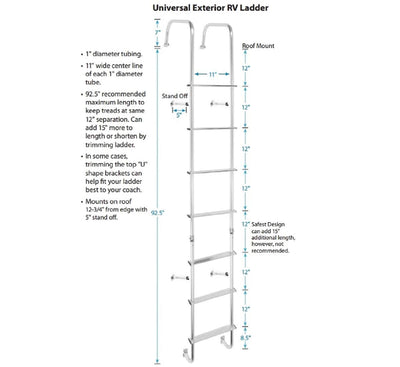RV Ladder | سلم كرفان خارجي