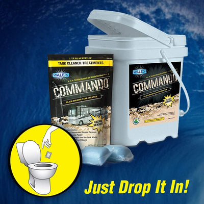 Commando Black Holding Tank and Sensor Deep Cleaner  | كوماندو - محلول التنظيف العميق لخزان المجاري و السنسرات