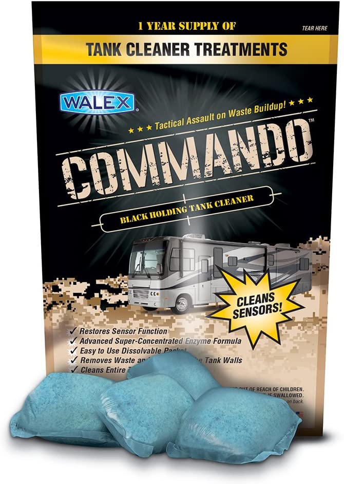 Commando Black Holding Tank and Sensor Deep Cleaner  | كوماندو - محلول التنظيف العميق لخزان المجاري و السنسرات