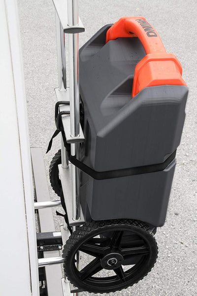 Camco Rhino Portable Waste Tank 28G with front wheel |  خزان مجاري متنقل مع تاير أمامي