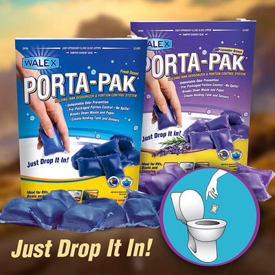 Porta-Pak Black Tank Deodorizer, Lavender Scent | بورتا باك - محلول خزان الصرف الصحي برائحة اللافندر