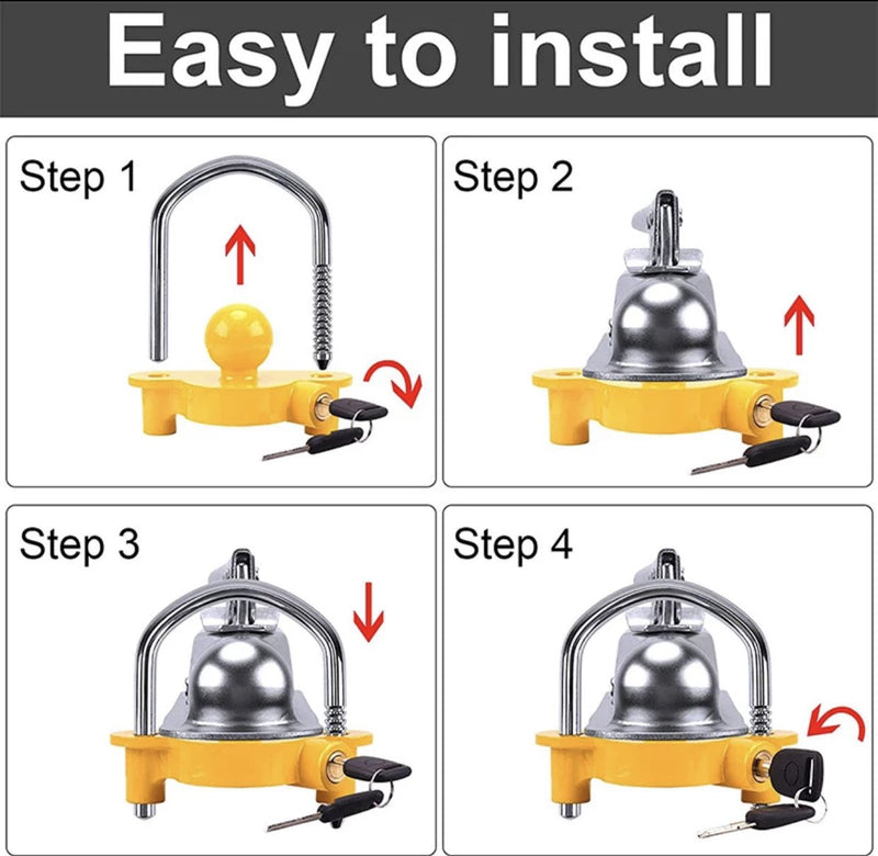 Trailer Coupler Lock |  قفل القلص