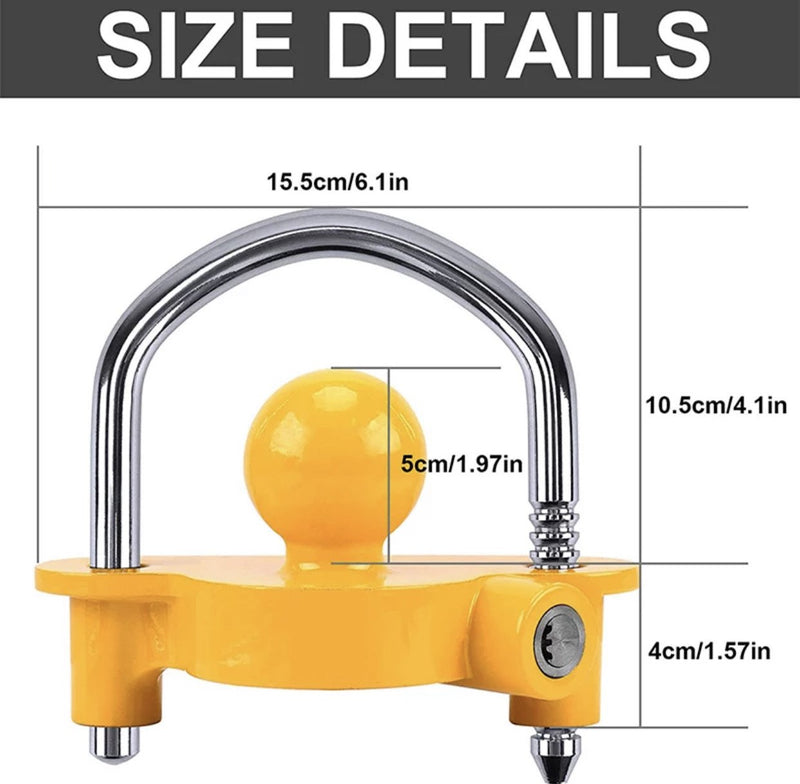 Trailer Coupler Lock |  قفل القلص